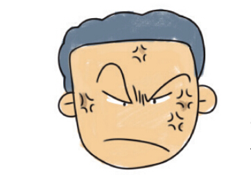 脸部五官涂色卡通